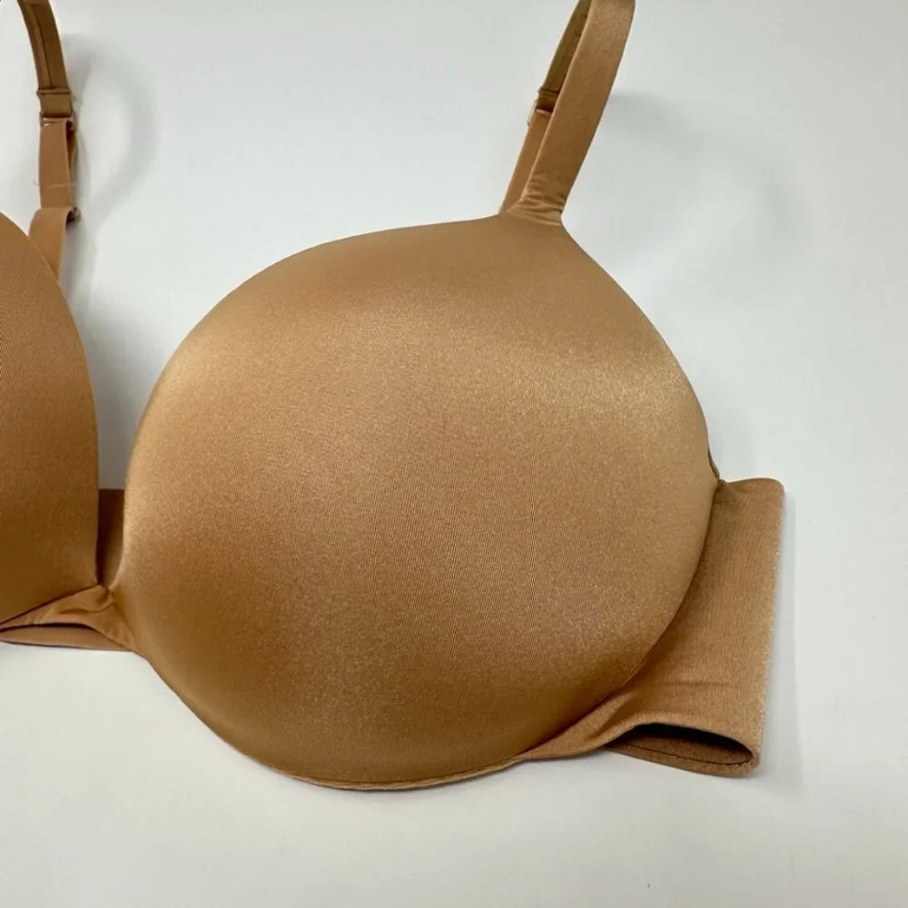SKIMS Ultimate Bra‎ Teardrop Push Up Plunge bra Ochre size 36D NWT - Picture 5 of 9